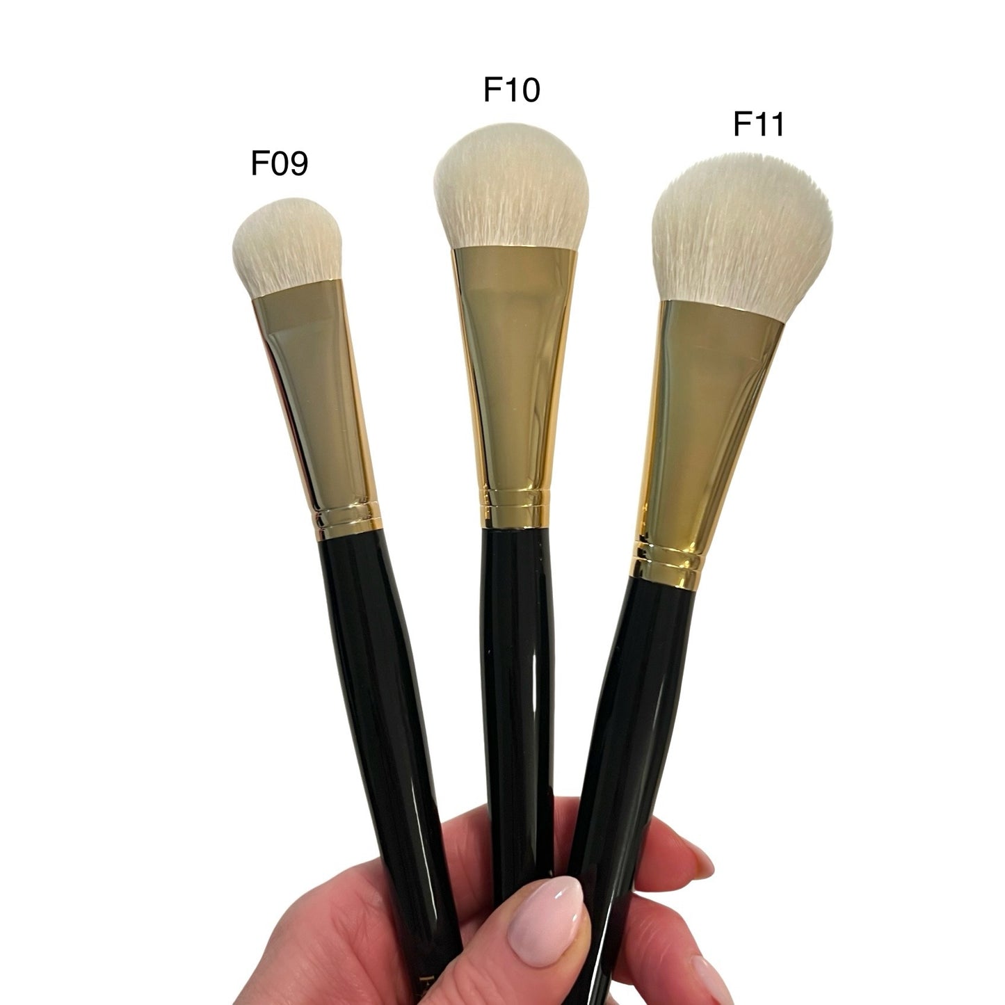 Zestaw pędzli do konturowania twarzy i wygładzania skóry